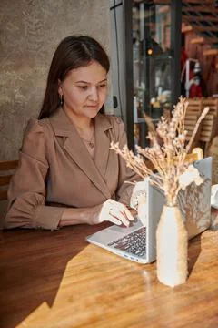 Work on a laptop in the sun Stock Photos