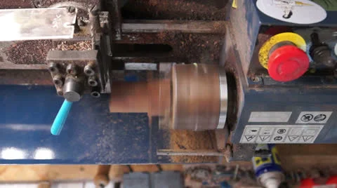 Work at lathe Stock Footage 26101226