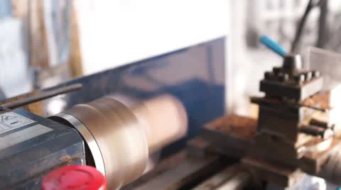 Work at lathe Stock Footage 26101640