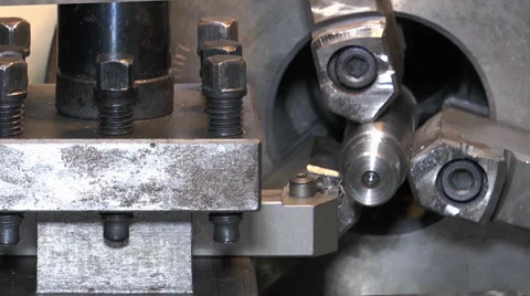 Work on the lathe Stock Footage 37231737