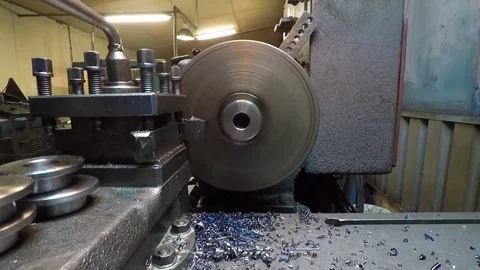 Work on the lathe Stock Footage 82623782