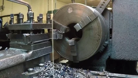Work on the lathe Stock Footage 82623812