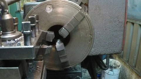 Work on the lathe Stock Footage 82624025