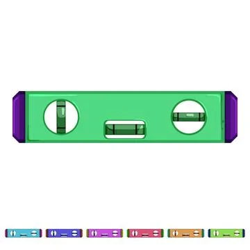 Work level tool cartoon vector graphic Stock Illustration