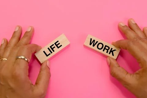 Work Life Balance Concept Stock Photos