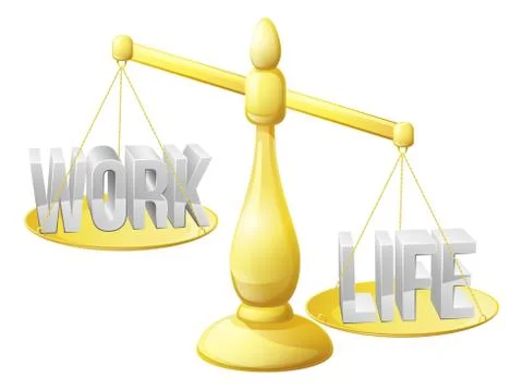 Work life balance イラスト素材