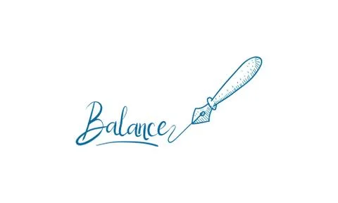 Work Life Balance Template Vector イラスト素材