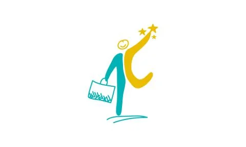 Work Life Balance Template Vector イラスト素材
