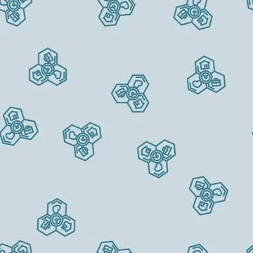 Work life integration time line vector seamless pattern Stock-Illustration