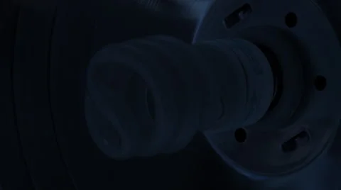 Work light CFL comes on after installation 4K Stock Footage 41884182