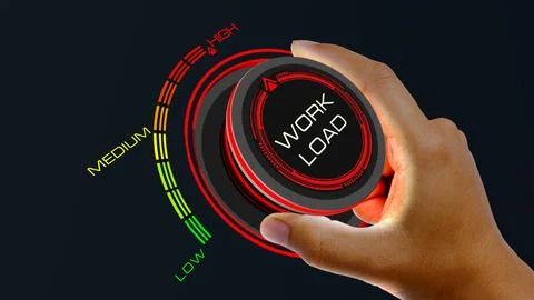 WORK LOAD HIGH Illustration