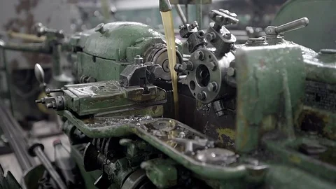 Work machine for the production of bolts 動画素材 70341807