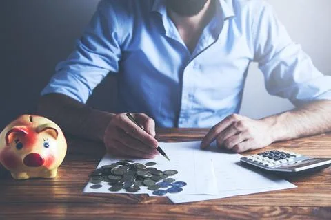 Work man for business project Stock Photos