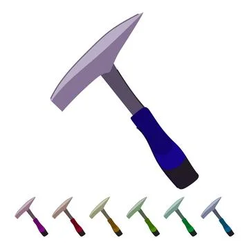 Work mason s hammer vector cartoon graphic Stock Illustration