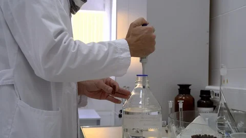 Work in the medical laboratory Stock Footage 120422830