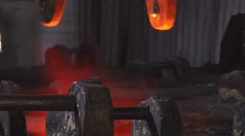 Work in the metallurgical shop Stock Footage 47766674