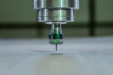 Work of the milling machine. Stock Photos