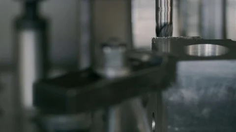 The work of a milling machine at the plant Stock Footage 71087328