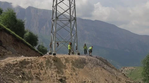 Work in the mountains Stock Footage 232299241