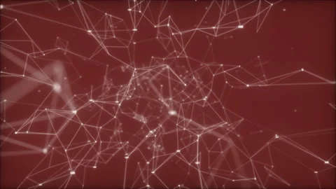 Work Nervous network.Network Connection Cloud. Dark background, rotating Stock Footage 97782192