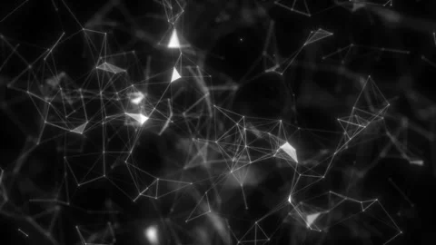 Work network and artificial intelligence.Neurostructures. Seamless loop. Stock Footage 102350621