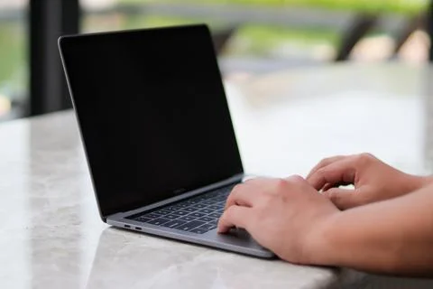 Work in notebook Stock Photos