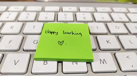 Work notes Stock Photos