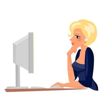 Work office design, vector illustration Stock Illustration