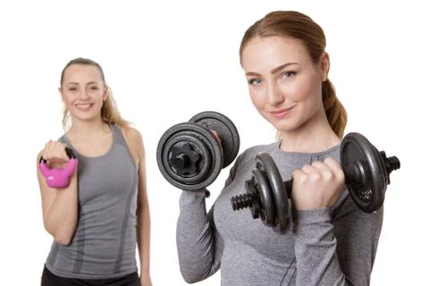 Work out friends Stock Photos