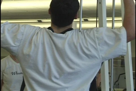 Work Out, Pull-Ups Stock Footage 298840