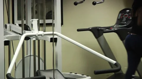 Work out room 0006HM Stock Footage 7527952