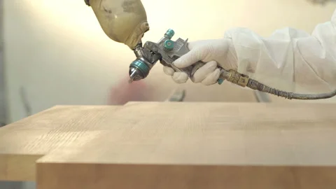 Work paint factory tree Stock-Footage 87256905