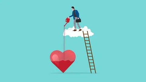Work passion, mindset or attitude to work according to our talents and inte.. Stock Illustration