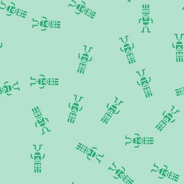 Work pen character glyph vector seamless pattern Stock Illustration