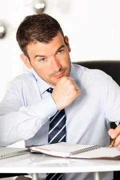 At work Stock Photos