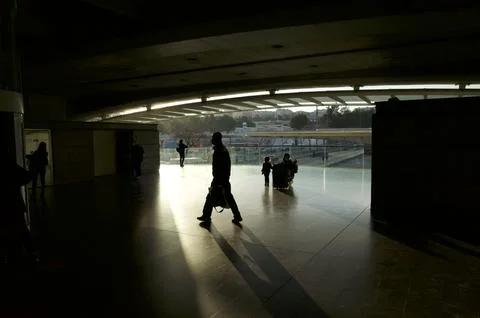 Off to work Foto stock