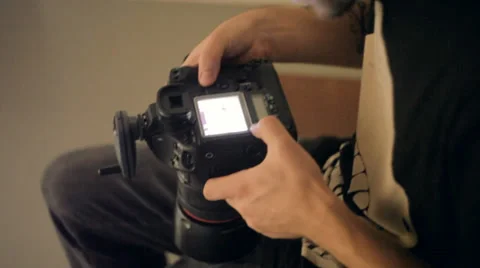 Work in photo studio Stock Footage 32283228