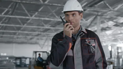 Work Plan or Job Project of Engineer at Machinery Manufacture. Caucasian Labor P Video stock 199475964