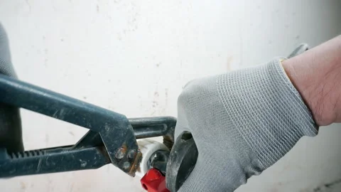 The work of a plumber in close-up. Stock Footage 267724939
