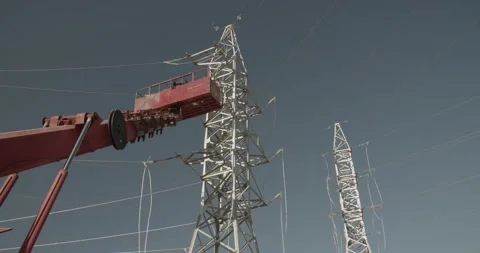 Work at the power plant. Video stock 229484373