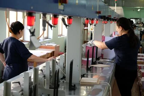 The work of the printing house. Фото