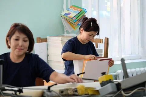 The work of the printing house. Photos