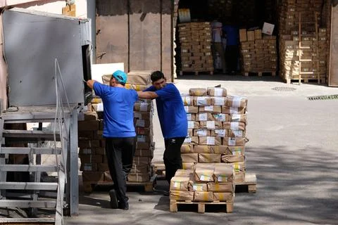 The work of the printing house. 스톡 사진