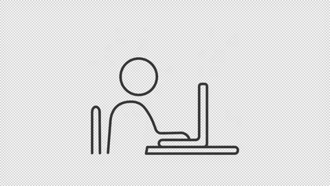 Work process approve animation set Stock Footage 300445422