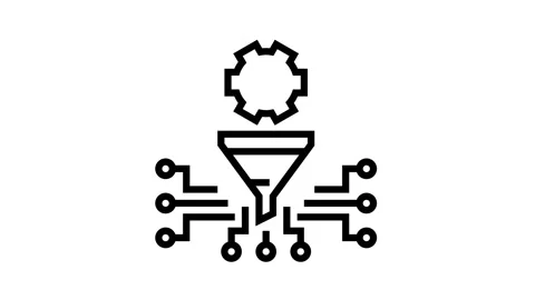 Work process filtration line icon animation Vídeos de archivo 157275719