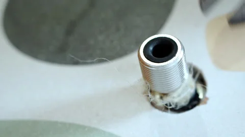 Work process of a master plumber, close-up. Stock Footage 280495300