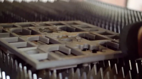 Work process in the metallurgical industry. Video stock 278526998