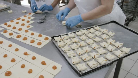 Work Process in a Professional Kitchen Stock Footage 321353575