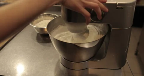 The work of a professional blender close-up. Stock Footage 250260759