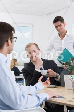 Work with professionals don't have to be boring Stock Photos